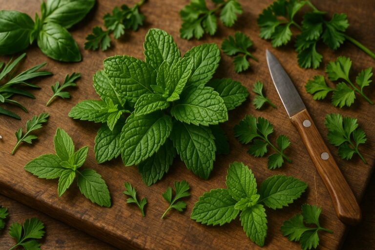 Munt vervangen voor andere kruiden